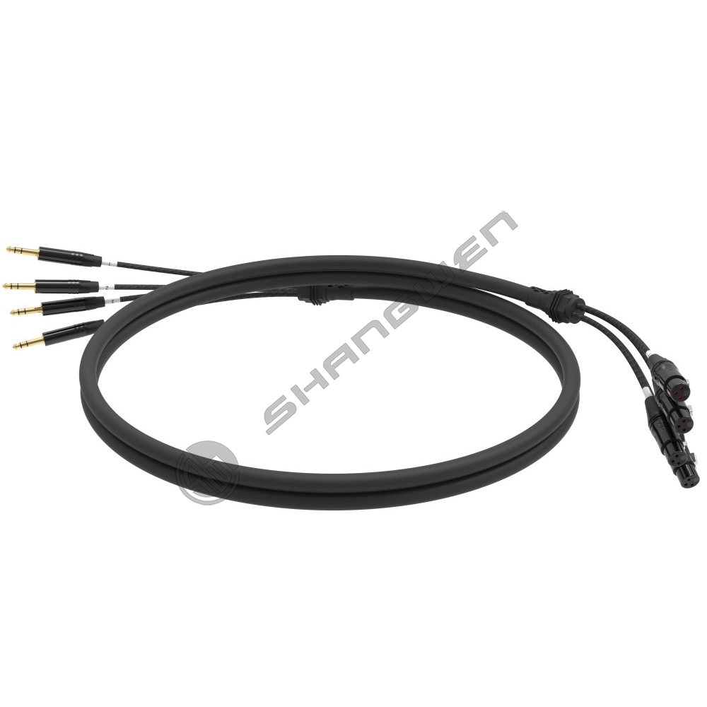 Multi channel XLR female head+audio cable 4, 6, 8, 12, 16 channels